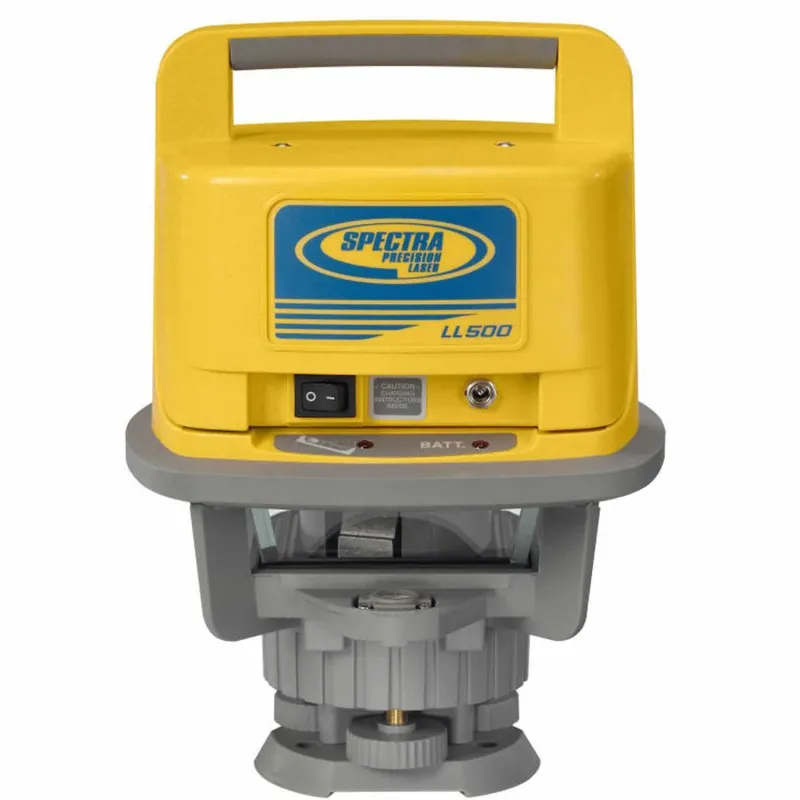 Spectra Precision LL500 [LL500] Self-Leveling Laser w/ HL700 Receiver & Alkaline Batteries
