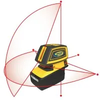 Spectra Precision LT52R 5-Point and 2-Cross Line Laser Level