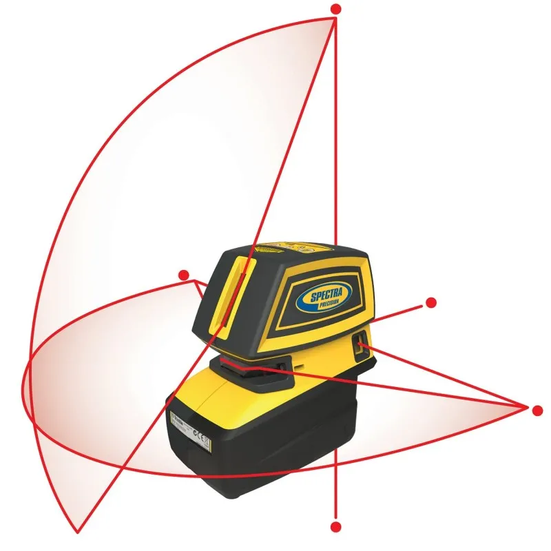 Spectra Precision LT52R 5-Point and 2-Cross Line Laser Level