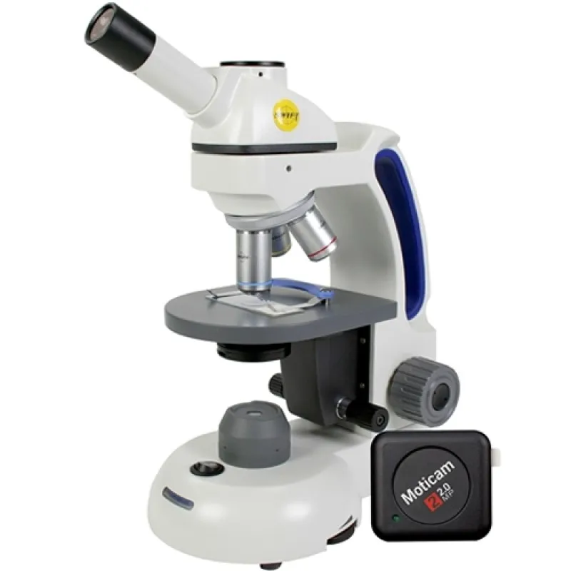 Swift M3600 Series [M3601C-WF2] Monocular Cordless LED Microscope w/ WiFi Camera Bundle