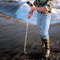 Swoffer Instruments 3000 Series [3000-12] Current Velocity Meter with 3.7 ft. Top Set Wading Rod