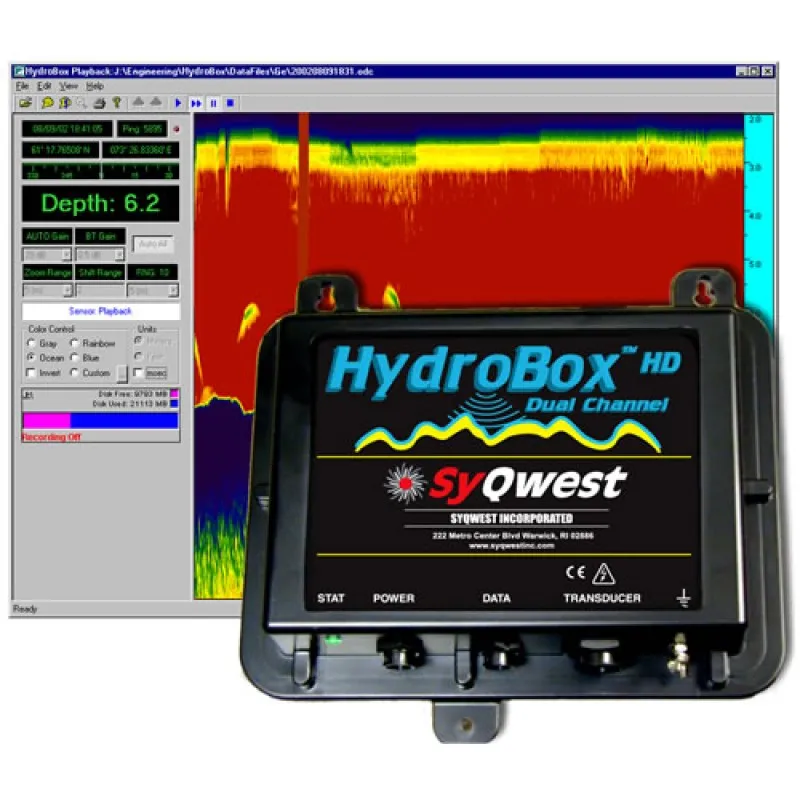 SyQwest HydroBox HD [P04800-1HD] HD Dual Channel Hydrographic Echo Sounder