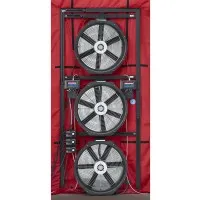 TEC DG-1000 [BD3-KIT-030] Minneapolis Blower Door System 3-Fan System w/ DG-1000s