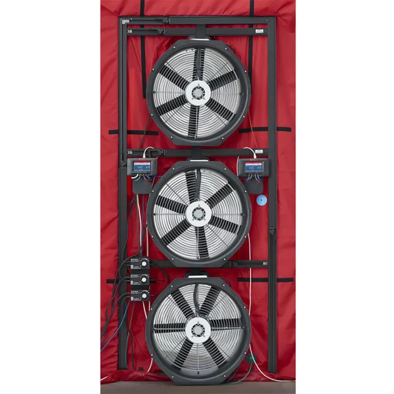 TEC DG-1000 [BD3-KIT-030] Minneapolis Blower Door System 3-Fan System w/ DG-1000s