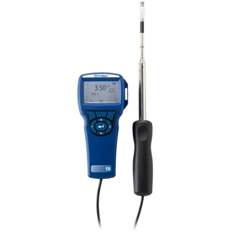 TSI Alnor VelociCalc 9565 [9565] Ventilation Meter with Pressure & Datalogging with 964 Straight Pobe
