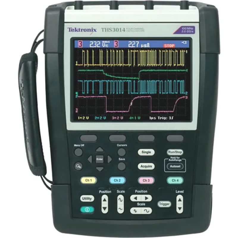 Tektronix THS3000 Series [THS3024] 200 MHz, 4-Channel, Handheld Digital Storage Oscilloscope