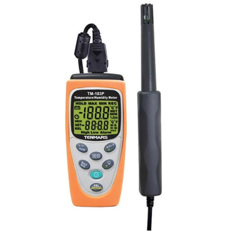 Tenmars TM-183P [TM-183P] Temperature / Humidity Meter with Probe
