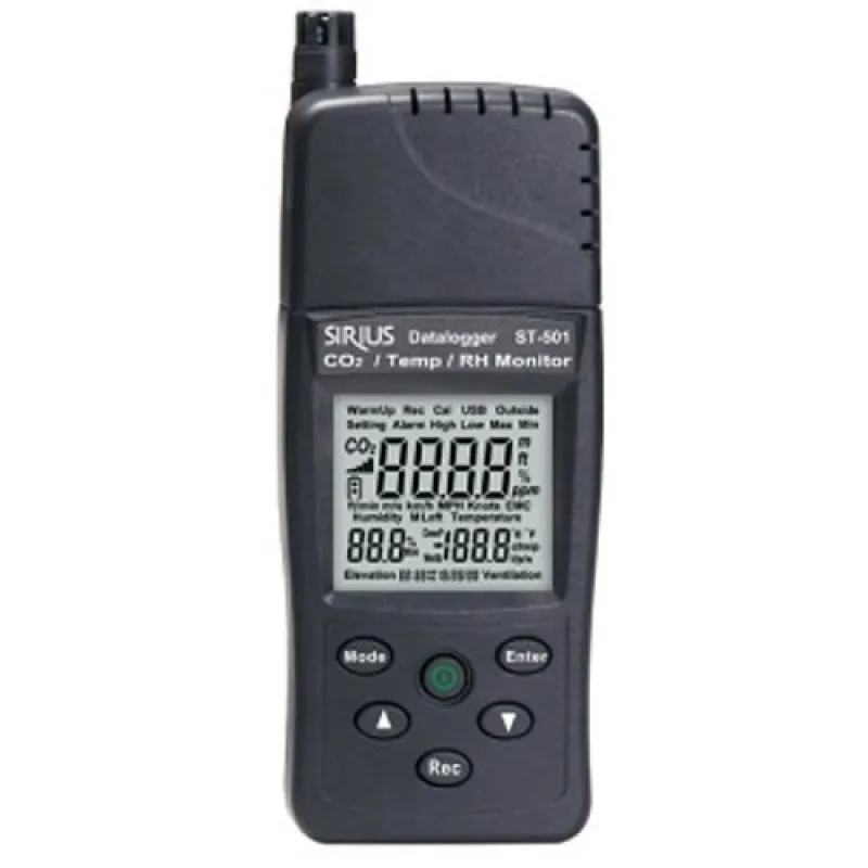 Tenmars ST-501 CO2 / Temperature / RH Monitor