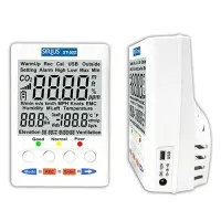 Tenmars ST-502 Desktop Indoor Air Quality (IAQ) CO2 Monitor with Data Logging