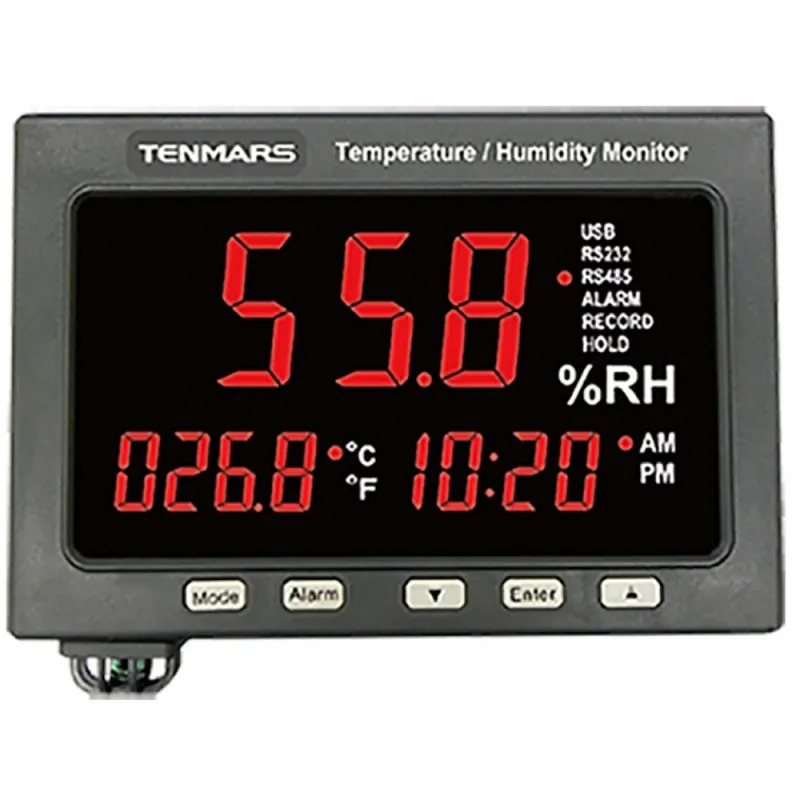 Tenmars TM-185A [TM-185A] Humidity / Temperature Monitor, Data Logger, Output Signal & Relay