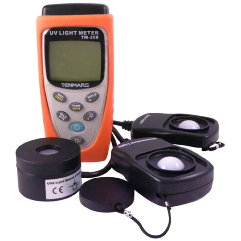 Tenmars TM-208 Datalogging 3 in 1 UVA Light Meter