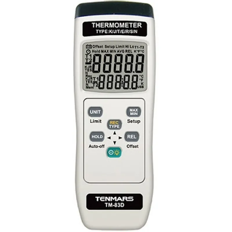 Tenmars TM-83D [TM-83D] Single Channel K / J / T / E / R / S / N Type Thermometer Data Logger