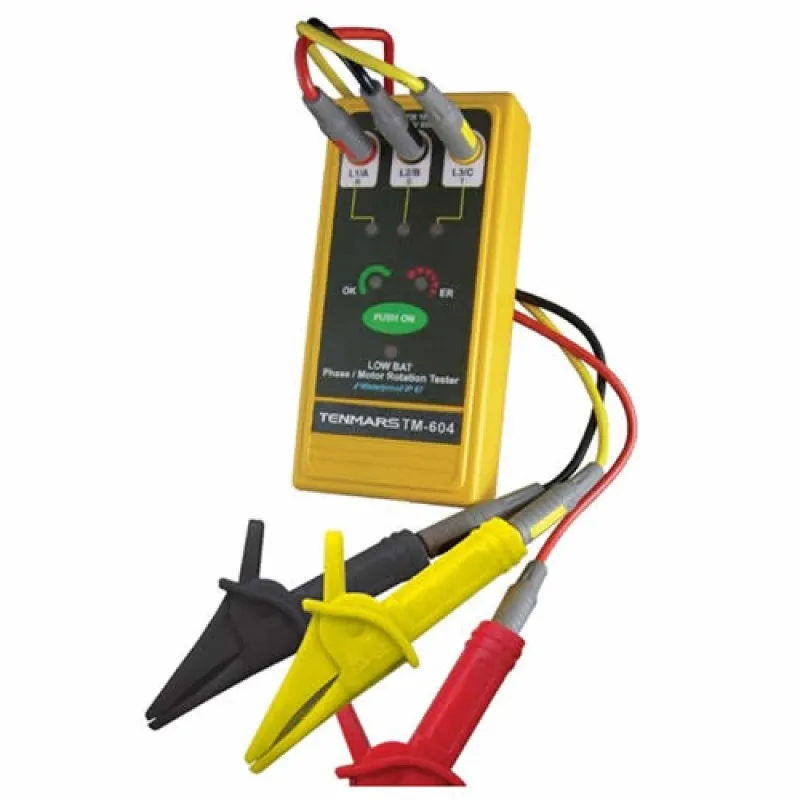 Tenmars TM-604 3 Phase/Motor Rotation Tester