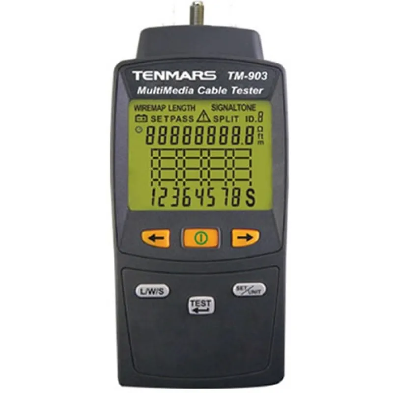 Tenmars TM-903 Mutimedia LAN Cable Tester Locator