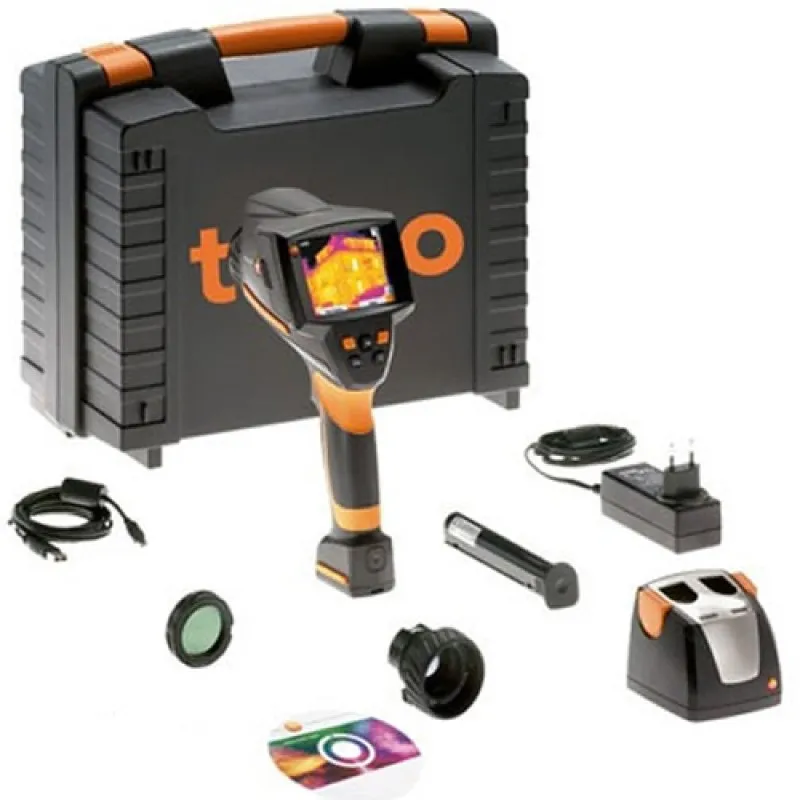 Testo 875i-2 [0563 0875 73] Deluxe Adjustable Focus Thermal Imager, Deluxe Kit with Telephoto Lens