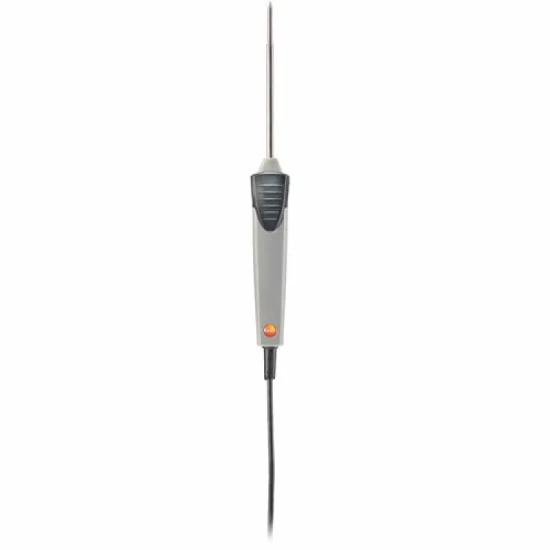 Testo 0609 1273 Waterproof Immersion/Penetration Probe, Pt100 -58.0° to 752.0 °F (-50 to +400 °C)
