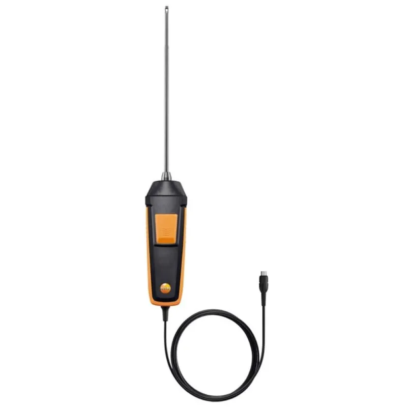Testo 06180072 [0618 0072] Robust, Fast-Reaction, Digital Air Probe with Pt100 Sensor, -148 to 752 °F (-100 to 400 °C)