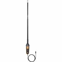 Testo 06359572 [0635 9572] Digital Vane Probe, 16 mm, with Fixed Cable, Integrated Telescope, and Temperature Sensor