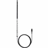 Testo 06351032 [0635 1032] Digital Hot Wire Probe with Fixed Cable, Integrated Telescope, and Temperature Sensor
