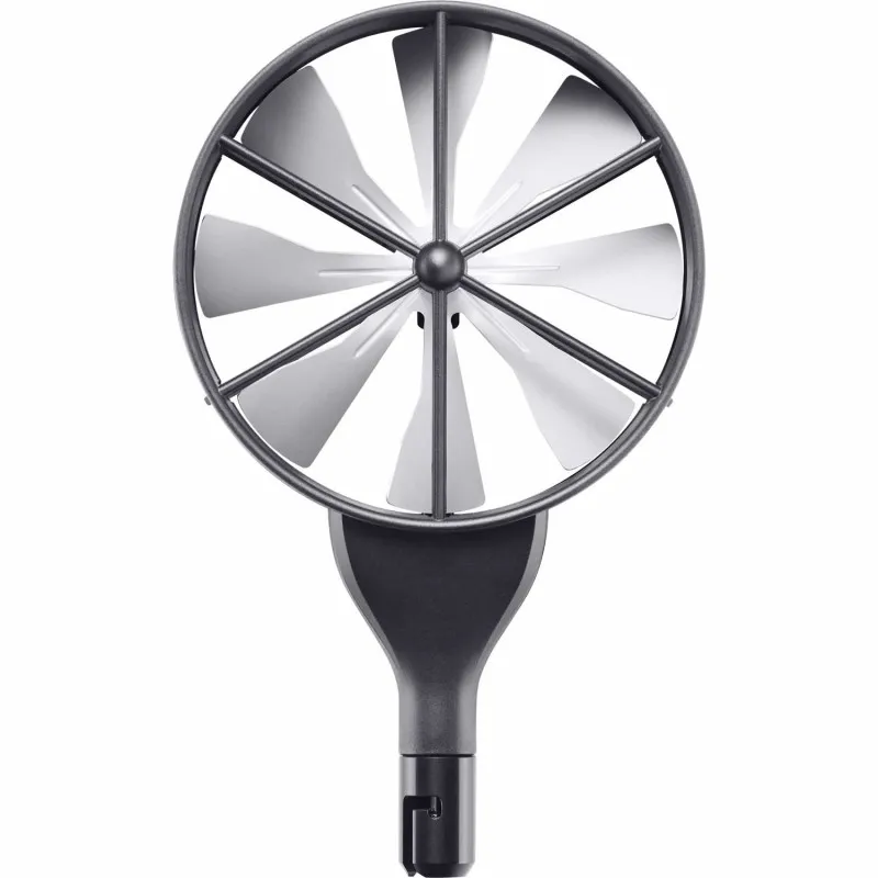 Testo 06359370 [0635 9370] High-Precision Digital Vane Probe Head, 100 mm, with Temperature Sensor