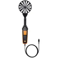 Testo 06359432 [0635 9432] Digital Vane Probe, 100 mm, with Fixed Cable & Temperature Sensor