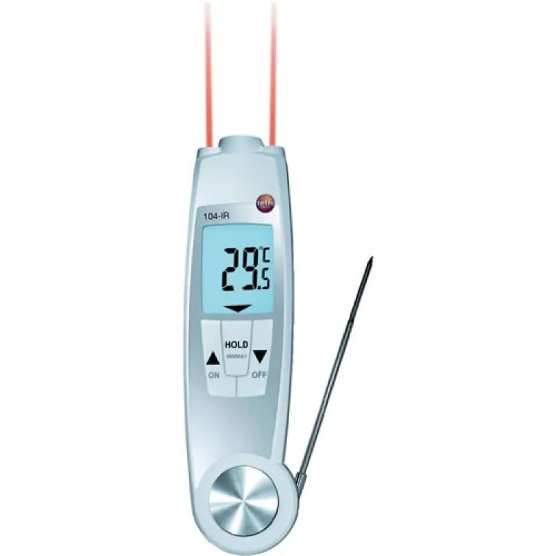 Testo 104 IR [0560 1040] Infrared Digital Thermometer -22° to 482 °F (-30 to +250 °C)