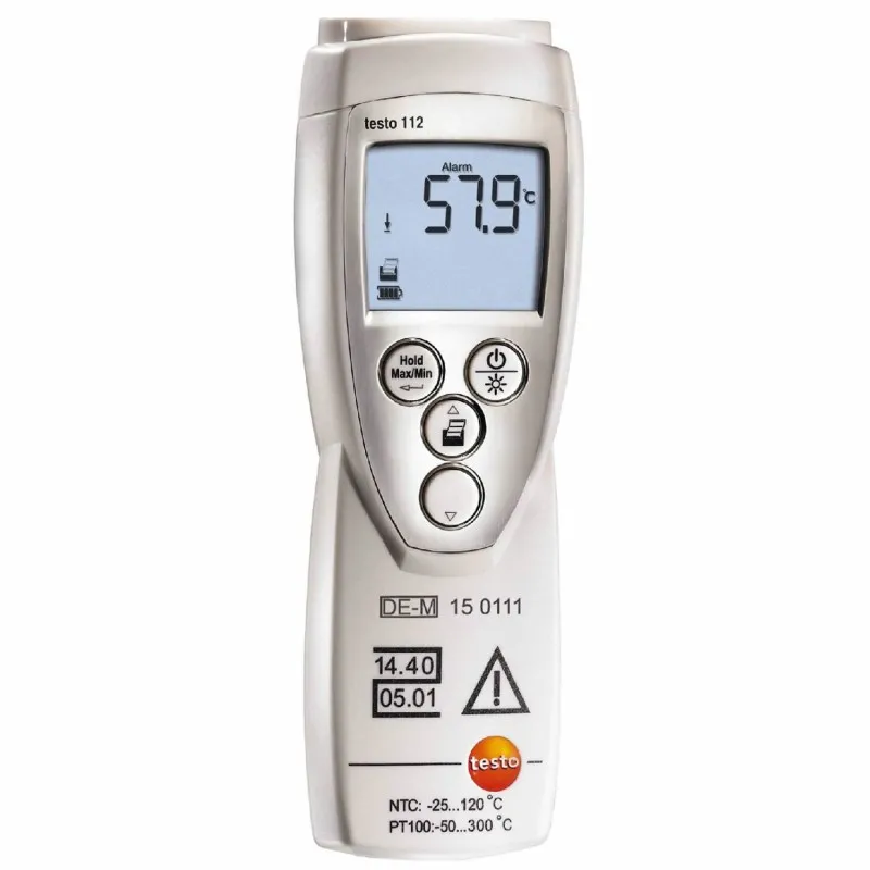 Testo 112 [0560 1128] 1-Channel NTC/Pt100 Food Thermometer -50 to +300 °C