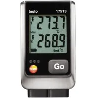 Testo 175 T3 [0572 1753] Temperature Data Logger with Type K/Type T Connections -58° to 1832 °F (-50 to +1000 °C)
