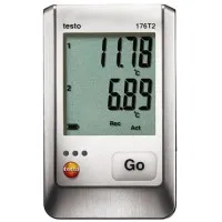 Testo 176T2 [0572 1762] 2-Channel Temperature Data Logger with External Pt100 Connections