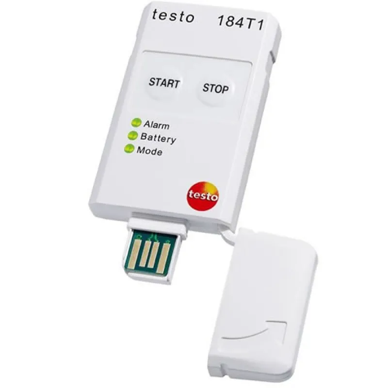 Testo 184 T1 [0572 1841] Short-Term Temperature USB Transport Data Logger