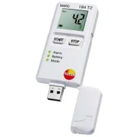 Testo 184 T2 [0572 1842] Short-Term Temperature USB Transport Data Logger with LCD Display