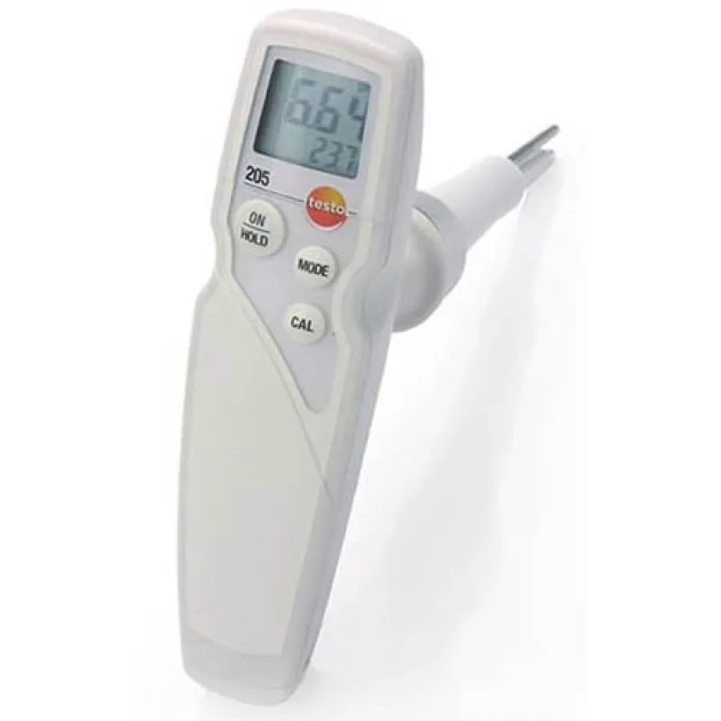 Testo 205 [0563 2051] Food pH / Temperature Meter with Penetration Probe