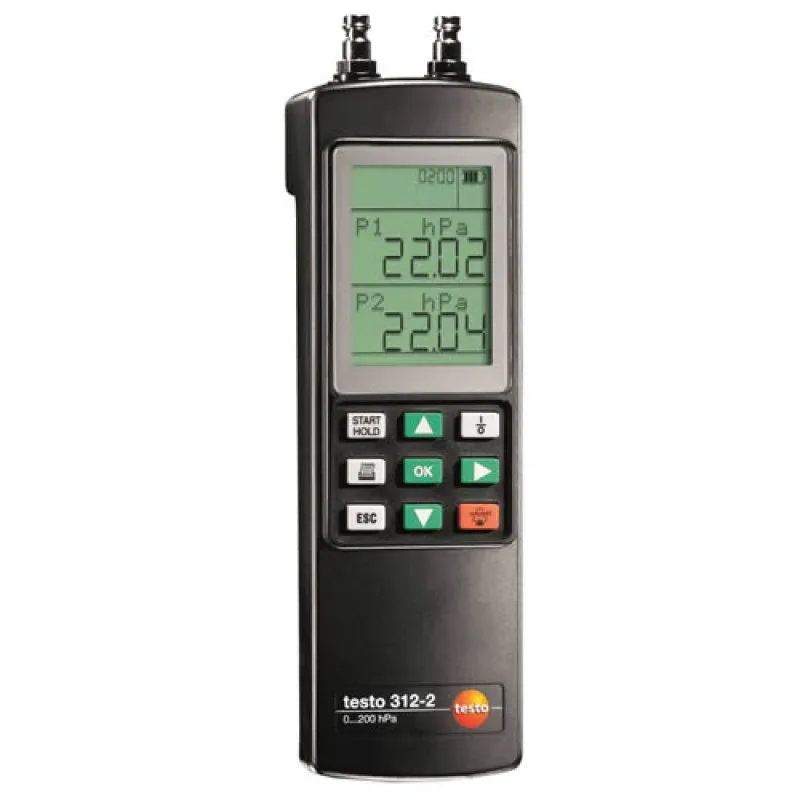 Testo 312-2 [0632 0313] Precision Pressure Meter, up to 40/200 hPa