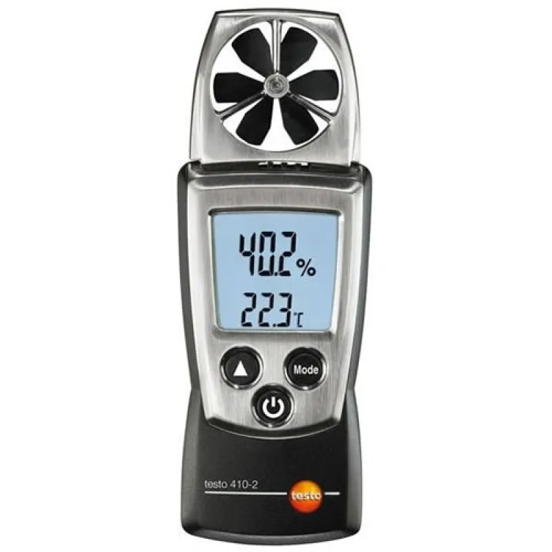 Testo 410-2 [0560 4102] Vane Anemometer with Humidity Measurement and Integrated NTC Air Thermometer