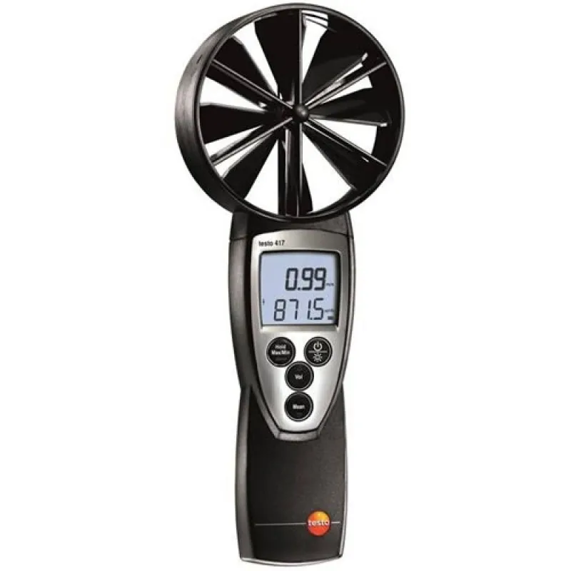 Testo 417 [0560 4170] Vane Anemometer with Built-In 4 in. Vane