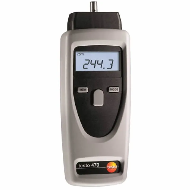 Testo 470 [0563 0470] Optical and Mechanical RPM Tachometer