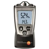 Testo 610 [0560 0610] Pocket-Sized Thermo-Hygrometer with Dewpoint and Wet Bulb Calculation 14° to 122 °F (-10 to +50 °C)