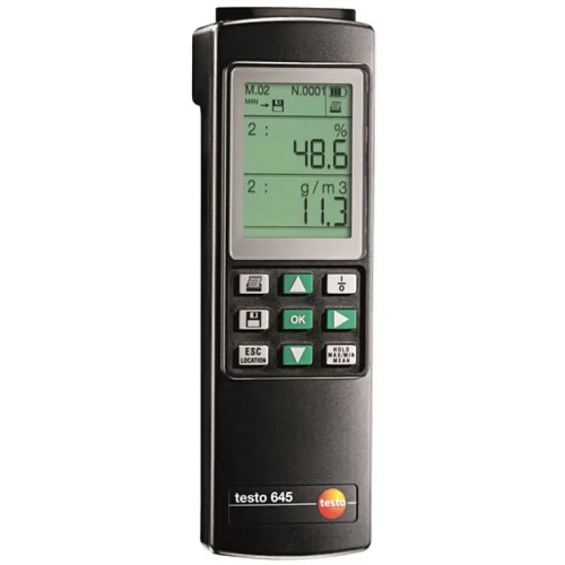 Testo 645 [0560 6450] 2-Channel Thermo-Hygrometer for Industry