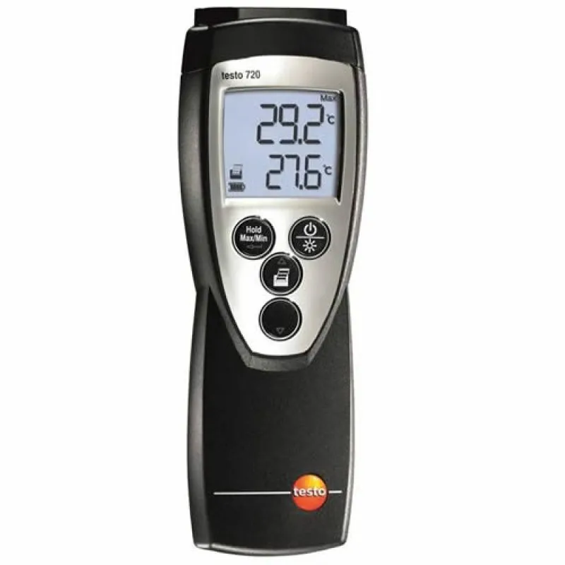 Testo 720 [0560 7207] Precise 1-Channel RTD/NTC Thermometer -148.0° to 1472.0 °F (-100 to +800 °C)*DIHENTIKAN LIHAT TESTO 110*