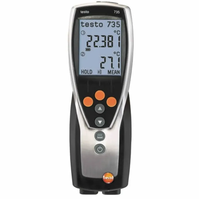 Testo 735-1 [0560 7351] 3-Channel Thermometer -328.0° to 1472.0 °F (-200 to +800 °C)