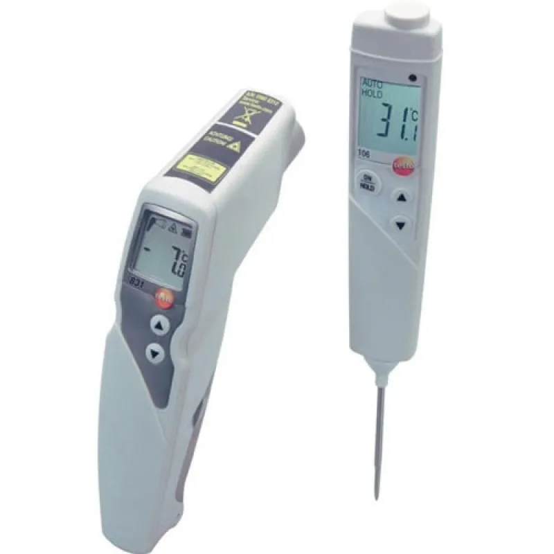 Testo 831/106 [0563 8315] Measurement Set with Infrared Food Thermometer 831 and Core Thermometer 106
