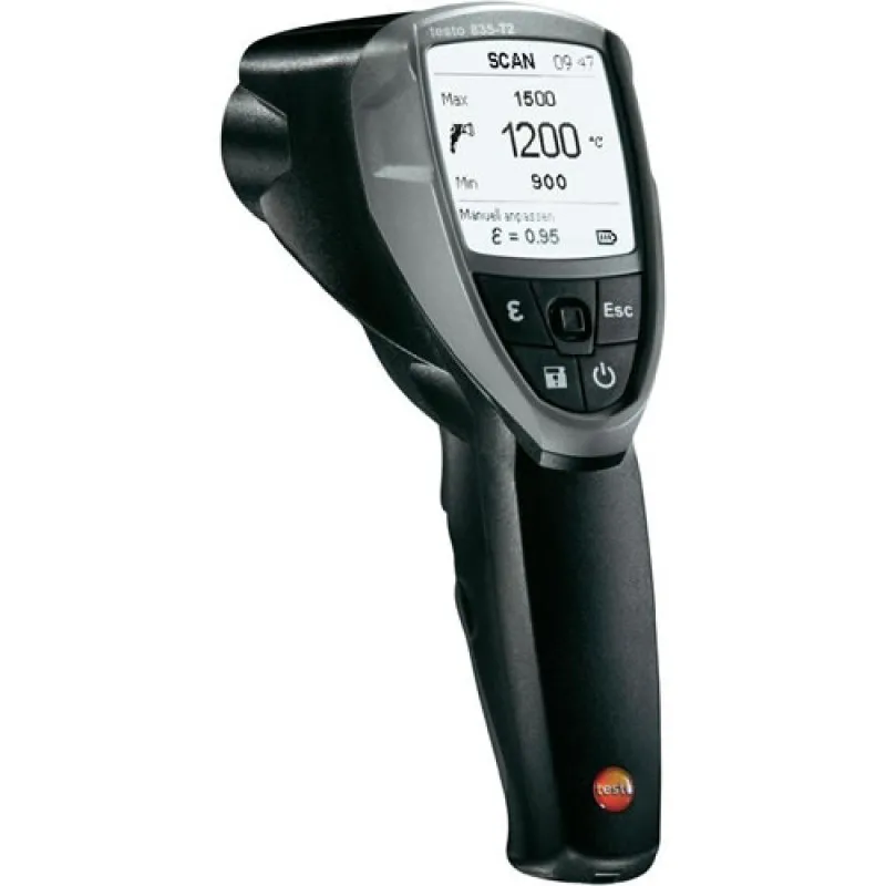 Testo 835-T2 [0560 8352] Infrared Thermometer 14° to 2732 °F (-10 to +1500 °C)