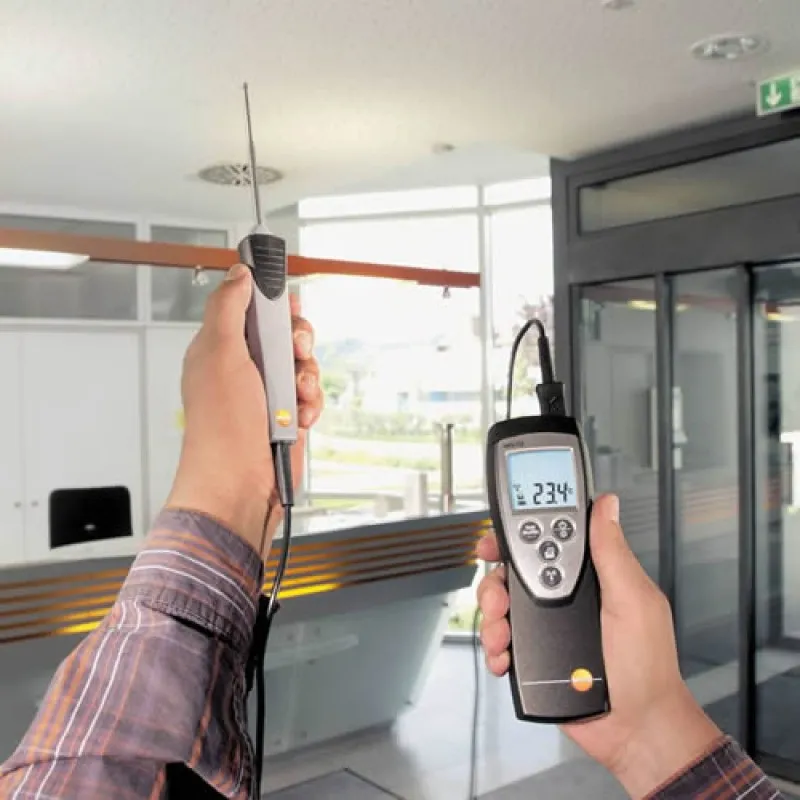 Testo 922 [0560 9221] 2-Channel Thermometer with Differential Temperature Display -58.0° to 1832.0 °F (-50 to +1000 °C)