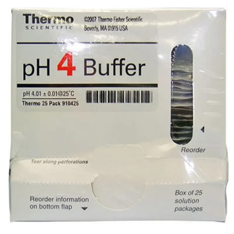 Thermo Fisher Scientific Orion 910410  pH 4.01 buffer pouches, 10/pk