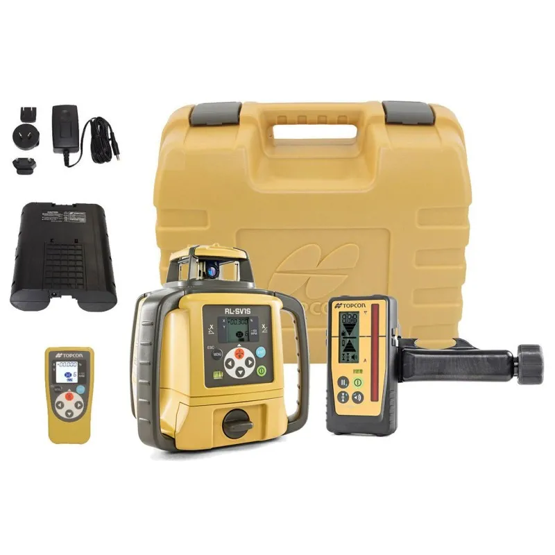Topcon RL-SV1S [313990776] Single Grade Laser with LS-100D Laser Receiver and NiMH Rechargeable Battery
