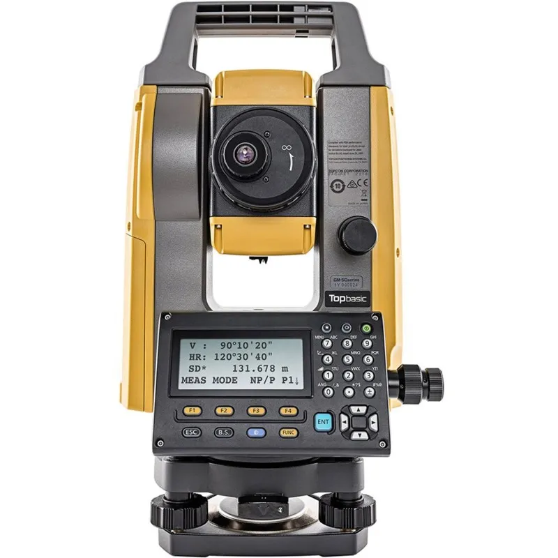 Topcon GM-55 [1023562-01] 5 Second Total Station Single Display with Laser Plummet & Bluetooth