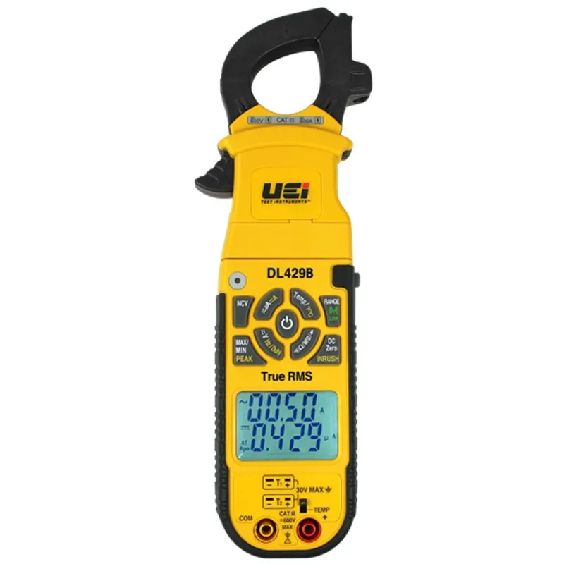 UEi DL-429B [DL429B] 600A AC/DC True RMS Wireless Clamp Meter w/ Differential Temperature