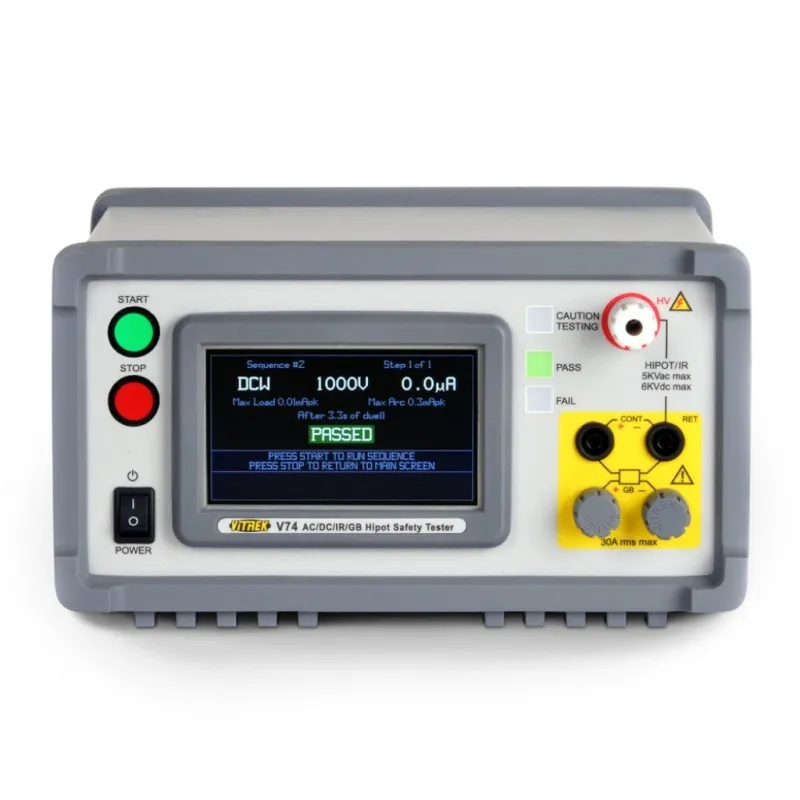Vitrek V70 [V70-230V] AC Hipot Tester with Continuity, 5 kV AC, 230V Line Input