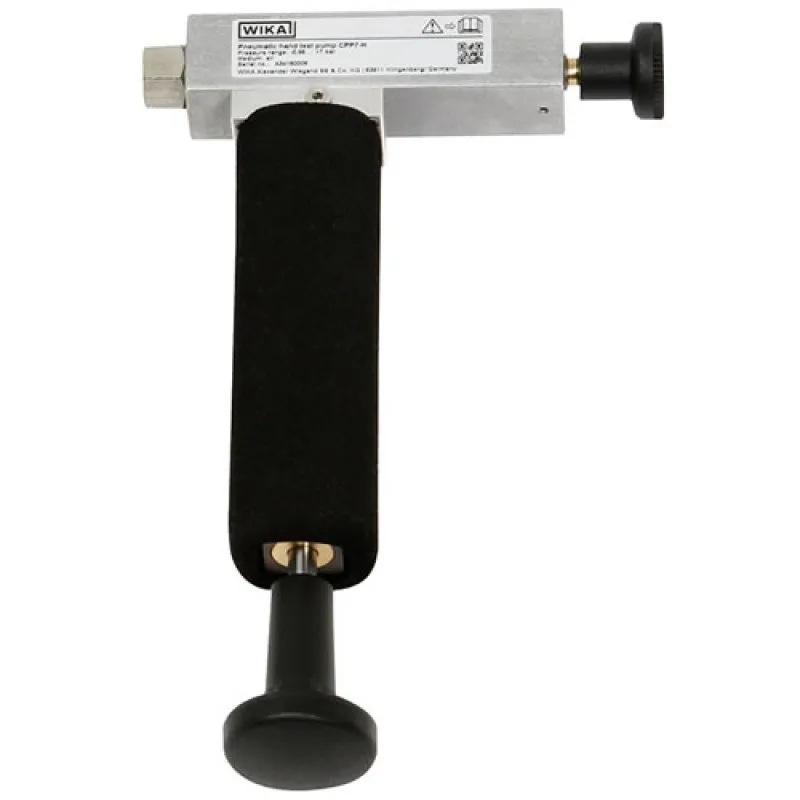 WIKA CPP7-H [CPP7-H-4ZZ-ZZ] Pneumatic Hand Pump w/ 2 1/4NPT Female Connector Adapter