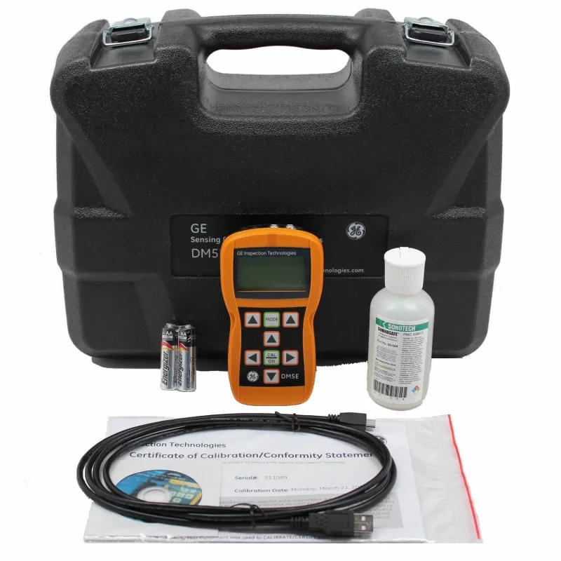 Waygate Technologies Krautkramer DM5E DL [0036802] Ultrasonic Thickness Gauge, Dual Multi & Data Recorder (Instrument Only)
